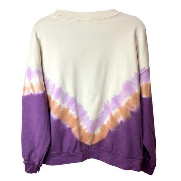 Free People Movement  Sweatshirt Ombre Tie Dye Oversized SZ XS EUC - Picture 6 of 9